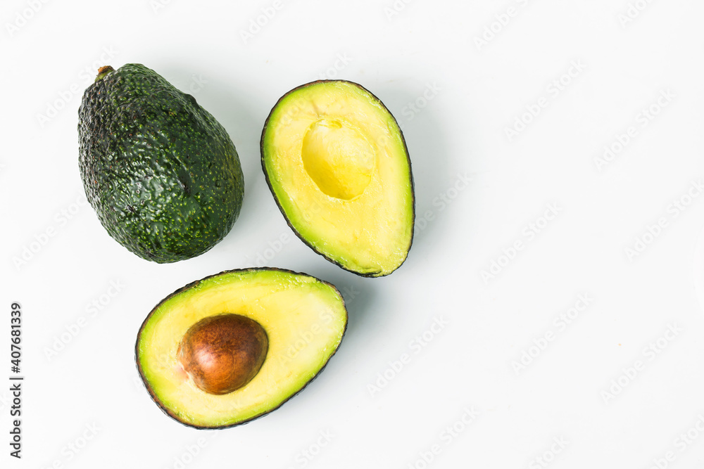 avocado dark wood background