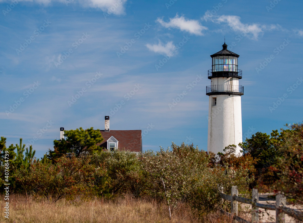 Truro Light House on Cape Cod, MA