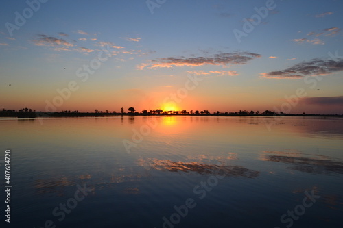 African sky reflection