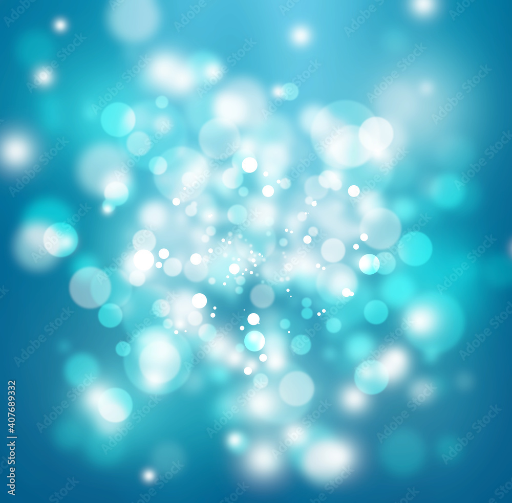 Abstract of blue-bokeh light background Abstract of blue-bokeh light background