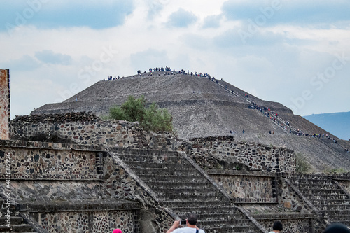 Teotihuacán view from the pyramid of the sun 5 photo