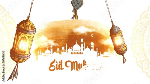 Eid Mubarak opener 4k 