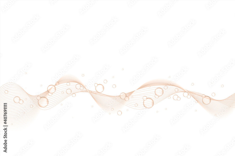 泡 波線 ウェーブ 背景 Abstract wave lines white background with fuzzy bubbles 泡 波線 ウェーブ 背景 Abstract wave lines white background with fuzzy bubbles