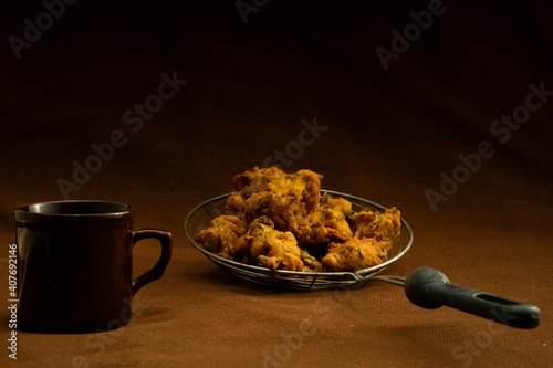 Deep fried bonda placed on the table