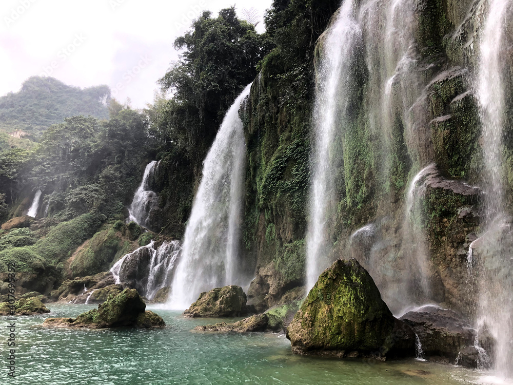 Ban Gioc Waterfall in Cao Bang, Vietnam