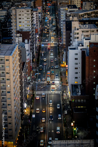高層から見下ろした練馬の街並み © Ryo Yamashita