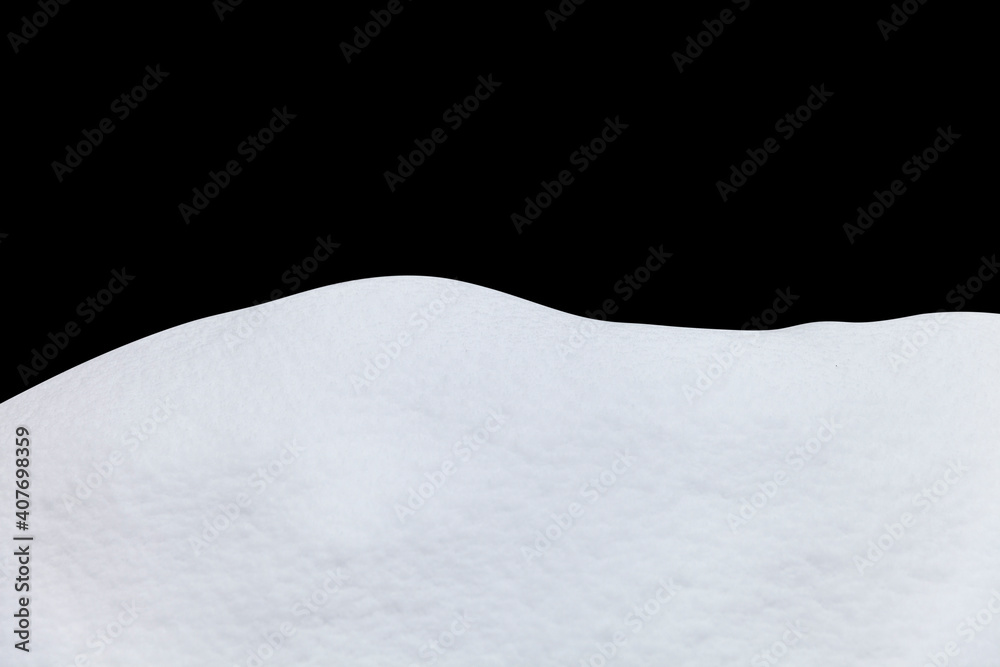 Naklejka snowdrift isolated on white background. element for design