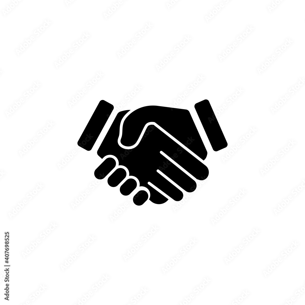 Handshake icon. Business symbol, Partner, cooperation, deal. simple design editable. Design template vector Handshake icon. Business symbol, Partner, cooperation, deal. simple design editable. Design template vector