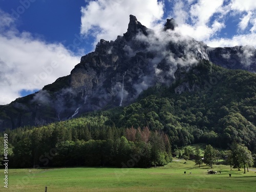 swiss mountain landscape