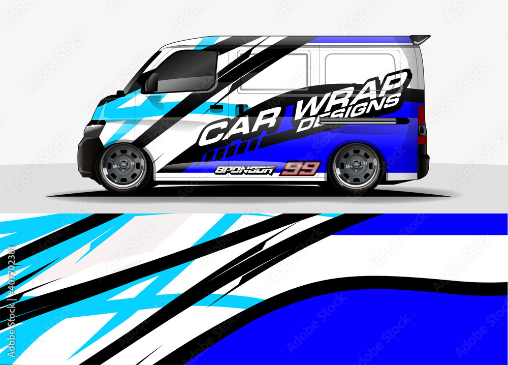 Car decal, truck and cargo van wrap design vector. Modern abstract background for car branding and vehicle livery
Car decal, truck and cargo van wrap design vector. Modern abstract background for car branding and vehicle livery
