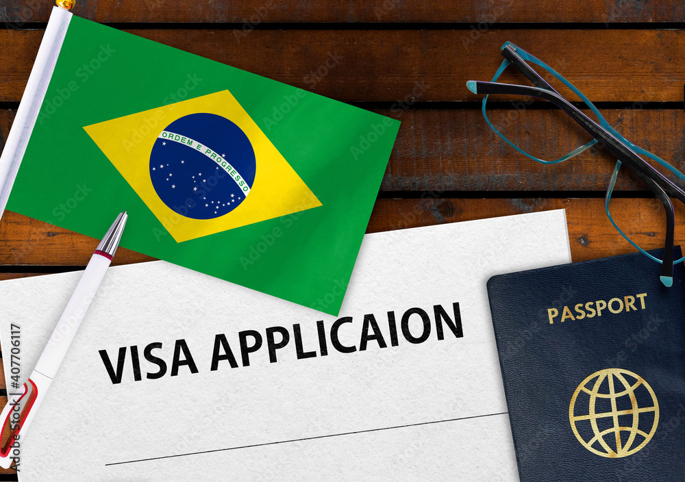 Flag Of Brazil Visa Application Form And Passport On Table Stock Photo Adobe Stock flag-of-brazil-visa-application-form-and-passport-on-table-stock-photo-adobe-stock