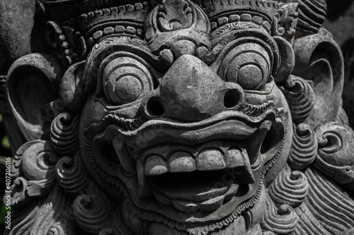 Statue of a balinese god in Bali, Indonesia