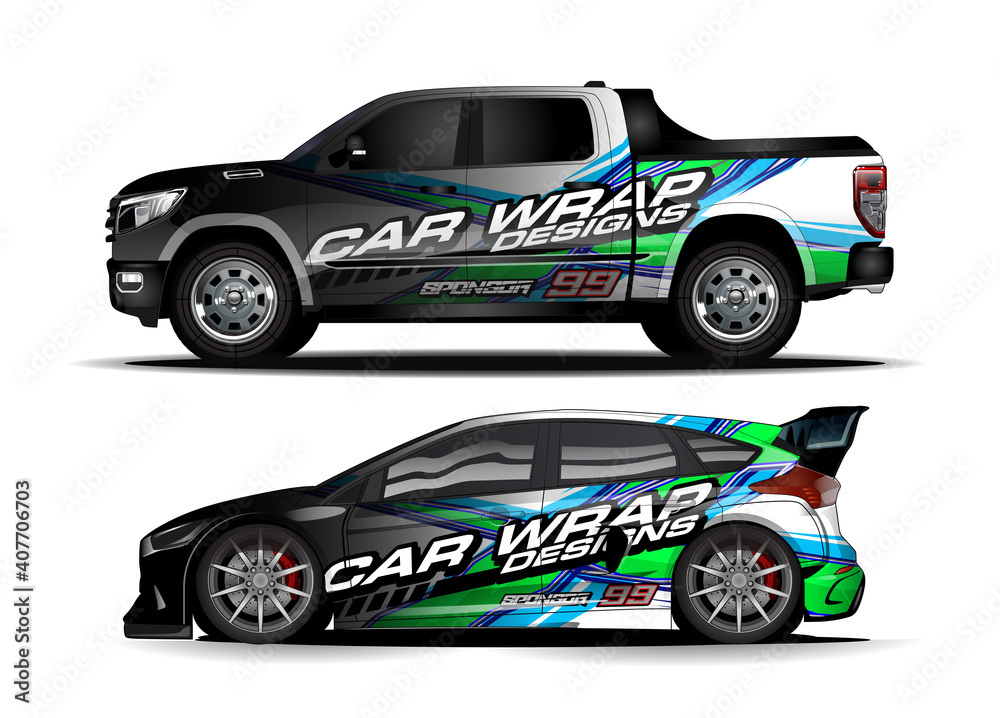 car graphic background vector. abstract race style livery design for vehicle vinyl sticker wrap
car graphic background vector. abstract race style livery design for vehicle vinyl sticker wrap