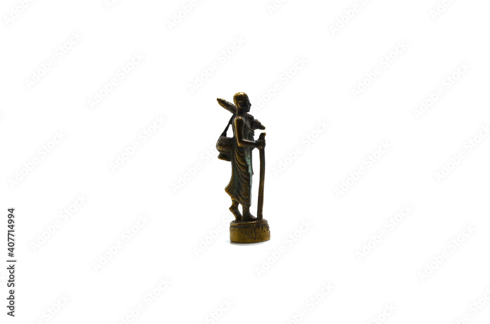 thai meditaion buddha image on isolated background.thai famous brass buddha statue thai meditaion buddha image on isolated background.thai famous brass buddha statue