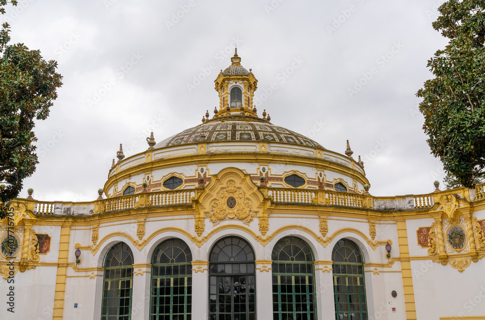 view of the Lope de Vega theater in Seville