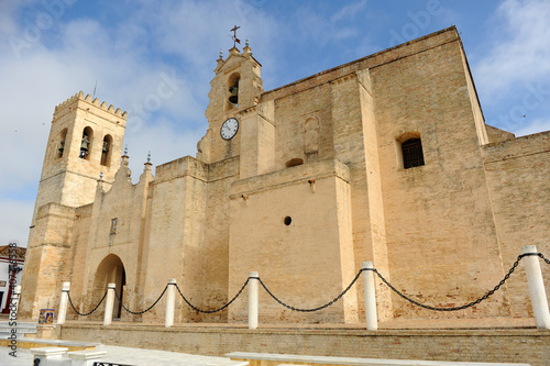 Iglesia de Villalba del Alcor, San Bartolomé. Provincia de Huelva Andalucía España photo