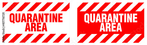 Quarantine biohazard warning sign. Eps 10 vector illustrator