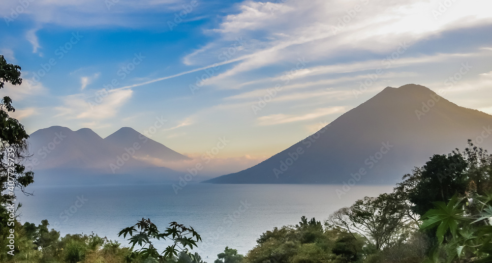 Lake Atitlan, Western Highlands, Guatemala, Central America