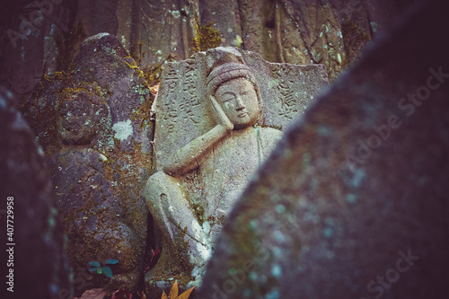 稲毛市矢野口 ありがた山の墓標