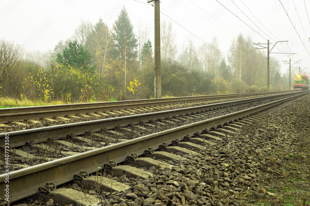 railway in the countryside