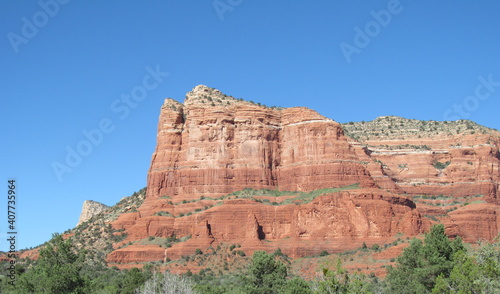 red rock mountains 