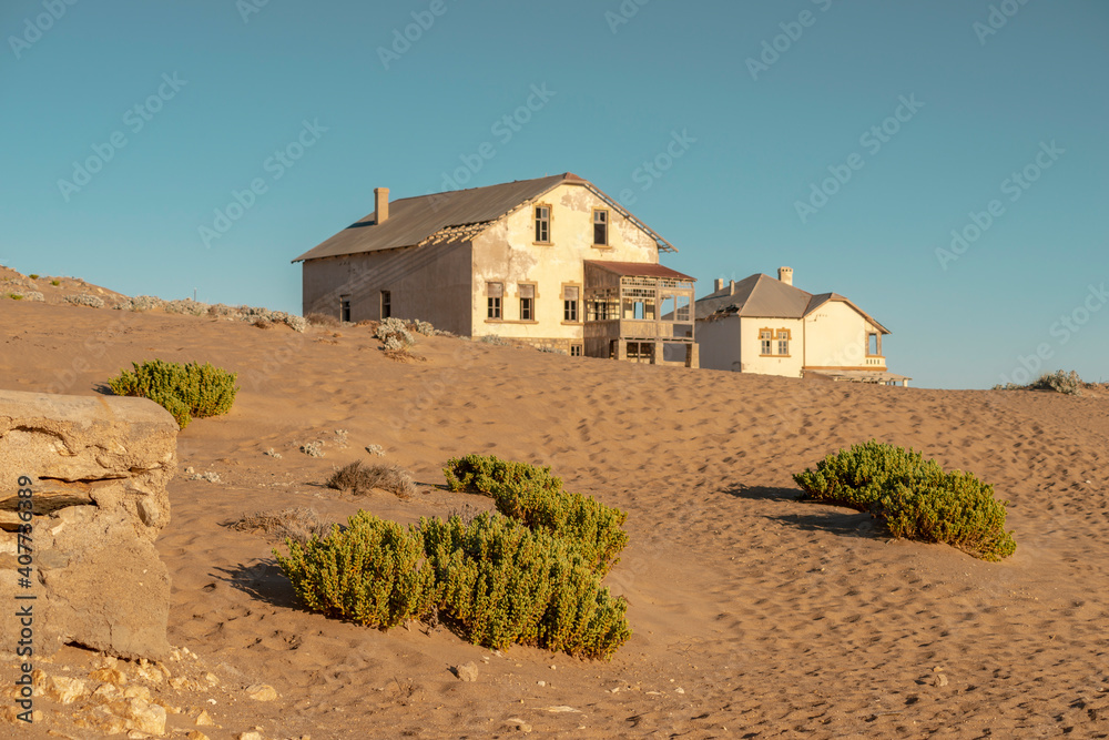 abandoned Kolmanskop town