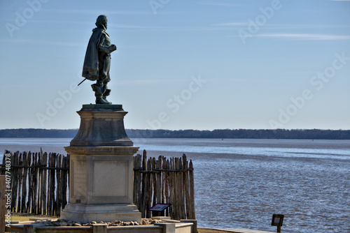 Bronze Statue of Captain John Smith