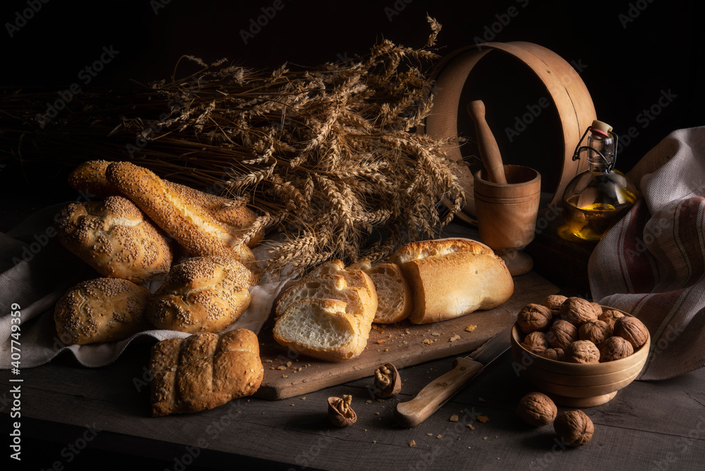 bread and nuts