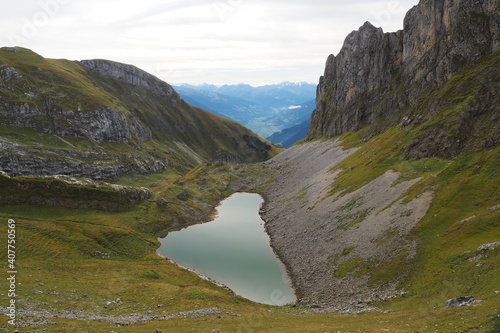 Rofan Gebirge am Archensee photo