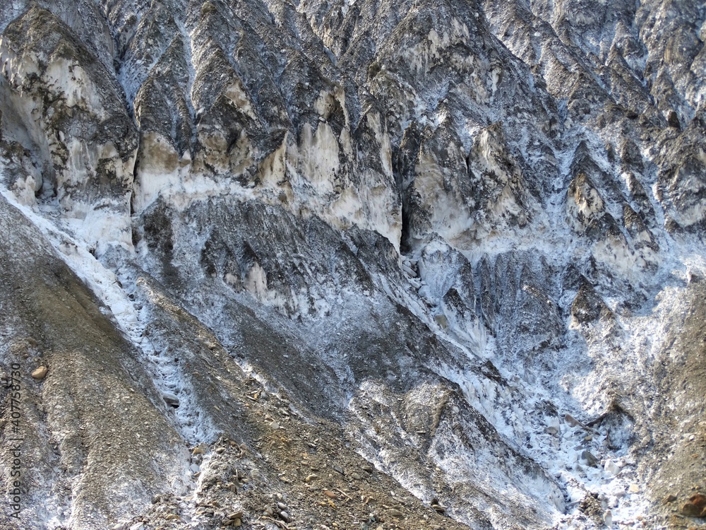 salt mountains in Romania, Lopatari, Salt plateau Meledic salt mountains in Romania, Lopatari, Salt plateau Meledic