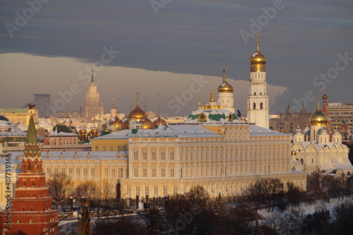 panoramic view of the Moscow Kremlin