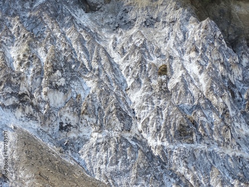 salt mountains in Romania, Lopatari, Salt plateau Meledic photo