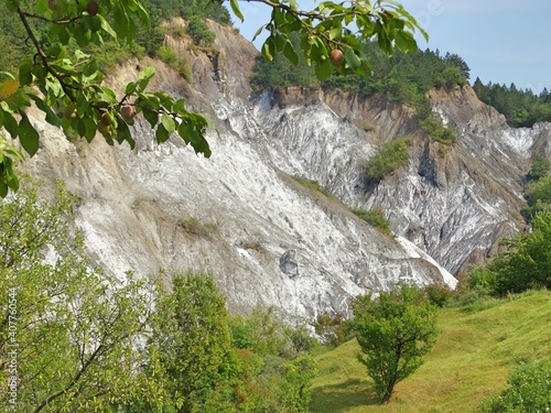 salt mountains in Romania, Lopatari, Salt plateau Meledic photo