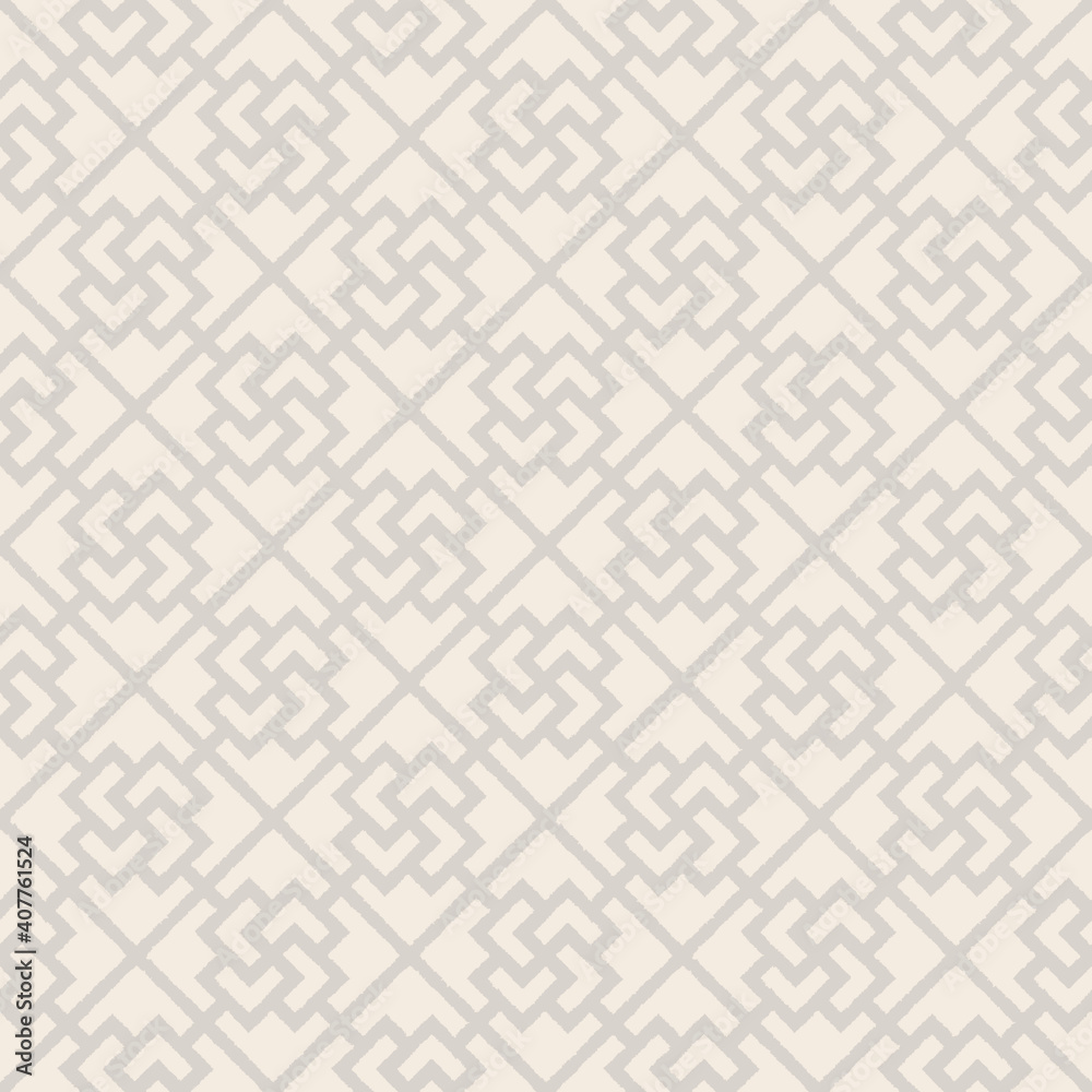 Geometric seamless vector pattern including traditional korean or chinese motive with typical lines and elements Geometric seamless vector pattern including traditional korean or chinese motive with typical lines and elements