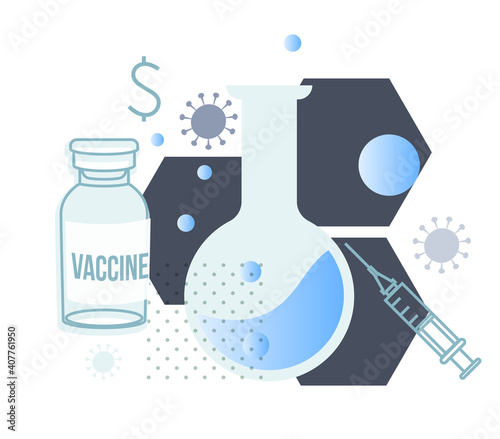 Novel Coronavirus - 2019-nCoV - Vaccine Development Cost - Illustration