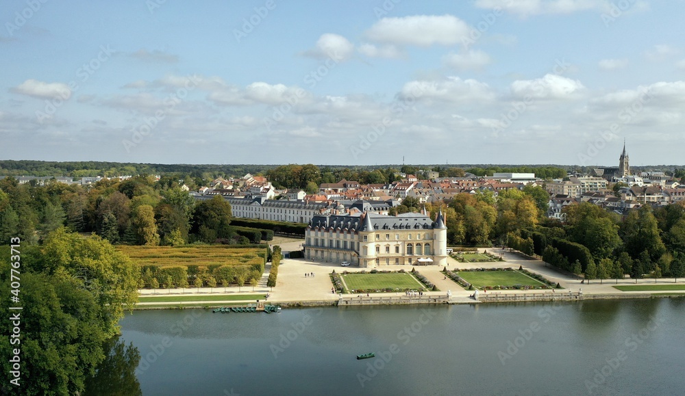 parc, forêt, château de Rambouillet dans les Yvelines (France)