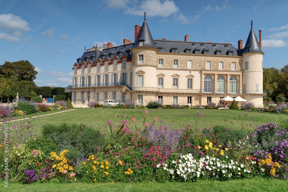 parc, jardin, forêt et château de Rambouillet dans les Yvelines (France)