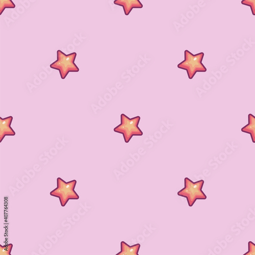 Seamless pattern of planets for design clothes, sites, posters with astronautics theme or wallpapers for children