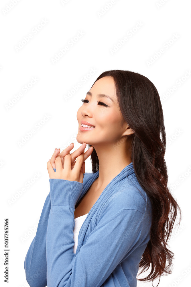 Portrait of oriental fashion young girl Portrait of oriental fashion young girl