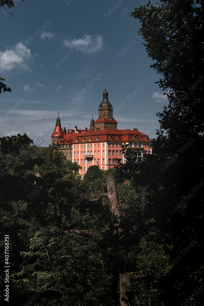 The Castle Książ, Poland