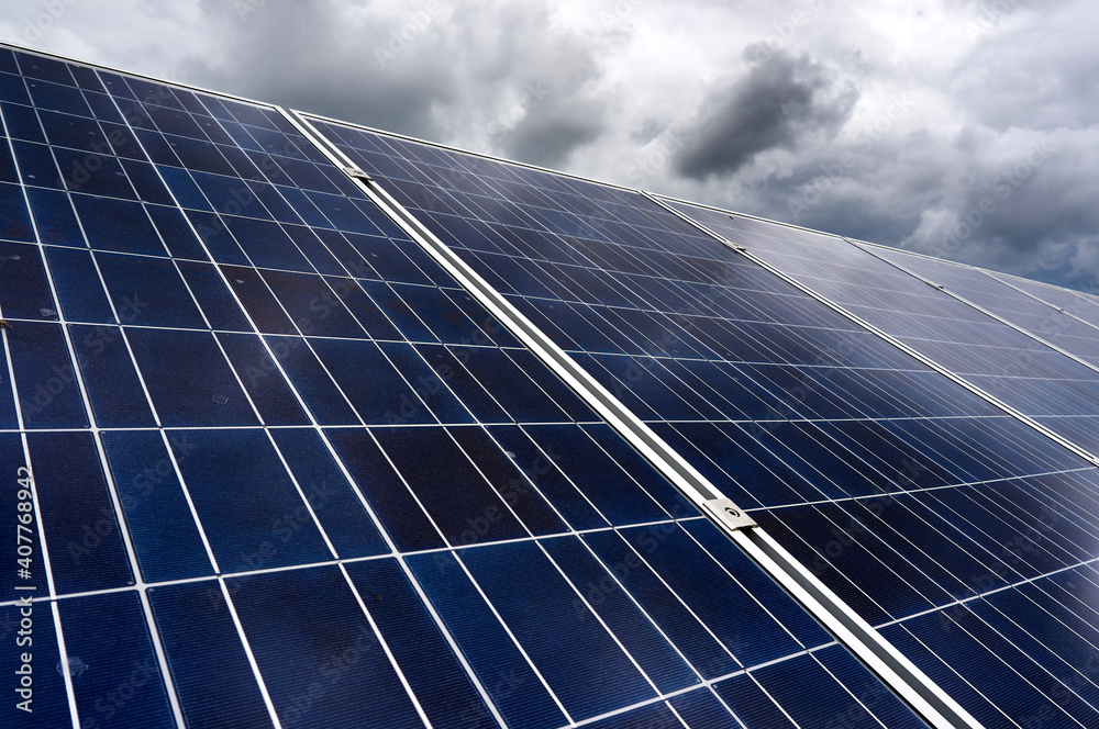 producing electric energy with solar panel producing electric energy with solar panel