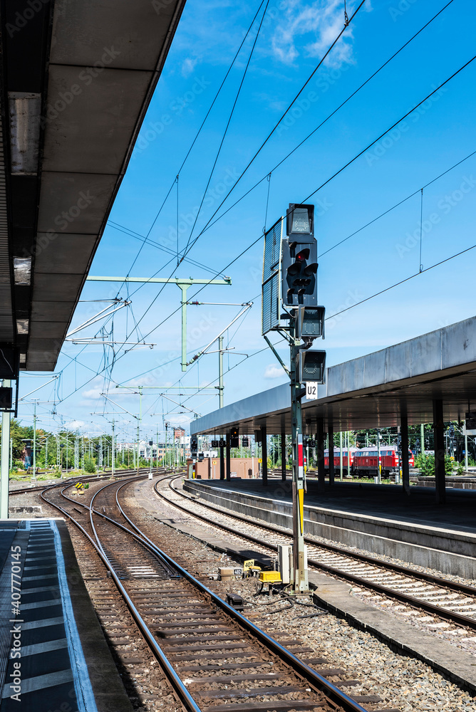 Hannover Hauptbahnhof, central railway station in Hanover, Germany