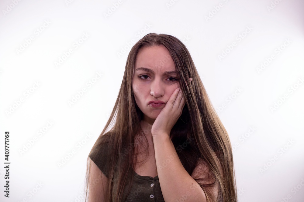 Young female expressing emotions! Young female expressing emotions!