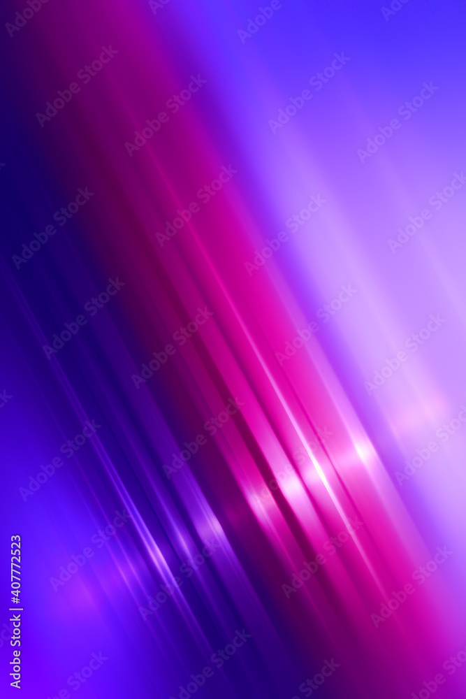 Fototapeta premium Blurry abstract dynamic futuristic texture of glaring glass sideways. the sheets of glass end sparkle.