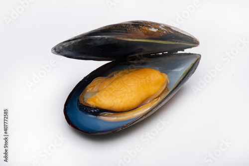Natural and canned Galician mussels
