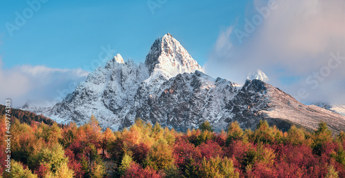 Obraz na płótnie symbol of Slovakia in High Tatras mountains, Slovakia w salonie