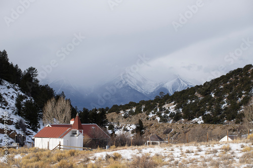 house in the mountains