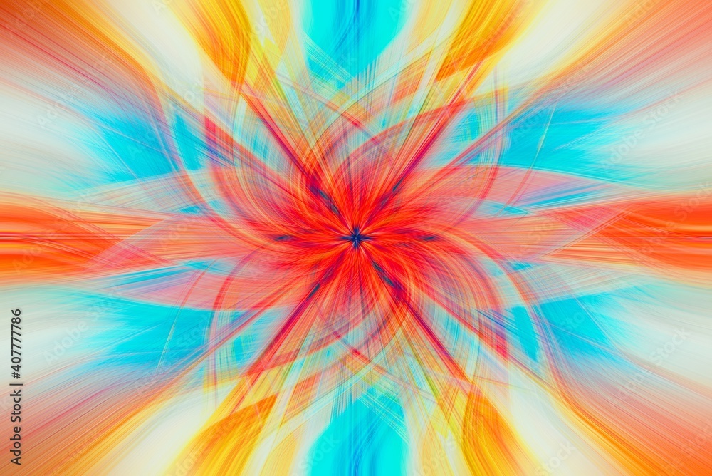 Obraz premium Colorful color spiral or swirl, abstract colorful background.