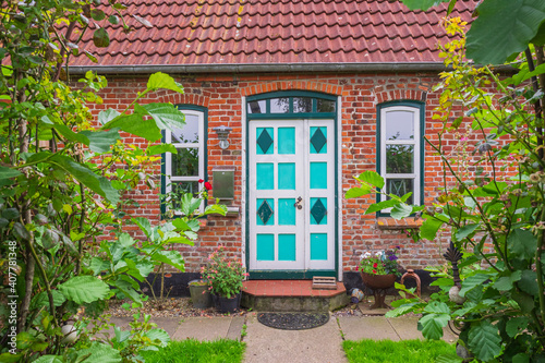 Haustür eines alten Friesenhauses