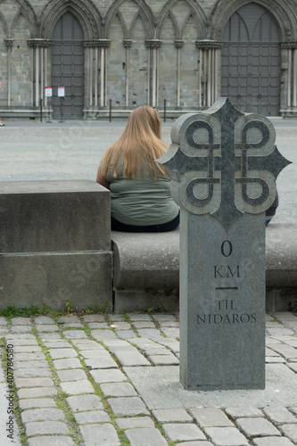 
Nidaros Cathedral in Trondheim photo